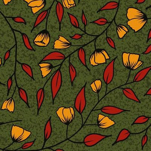 Flores de otoño Pañuelo