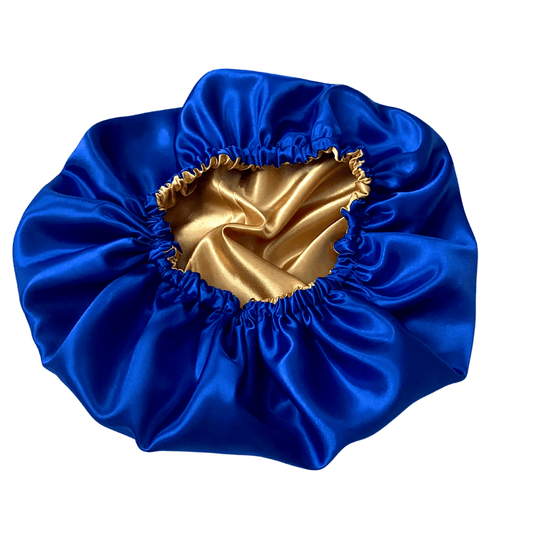 Royal Blue & Gold Bonnet - NuAira
