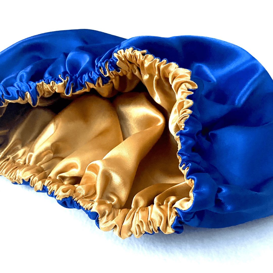 Royal Blue & Gold Bonnet - NuAira