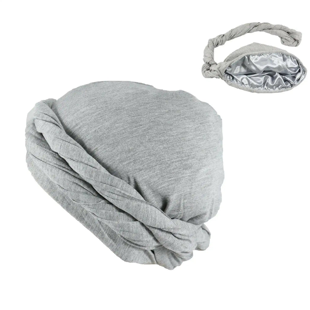 Luxury Halo Satin Turban for all hair types by NuAira & Co