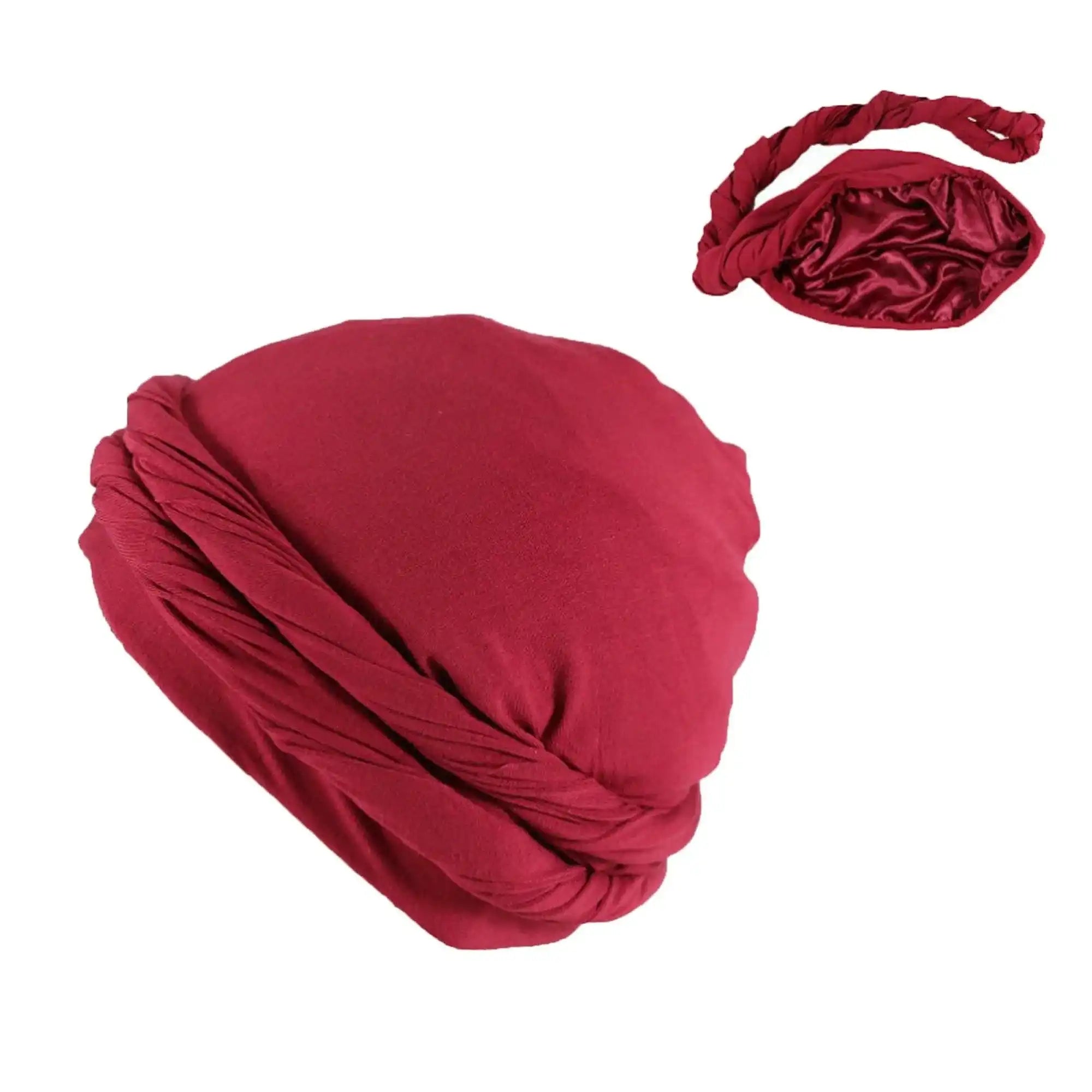 Luxury Halo Satin Turban for all hair types by NuAira & Co