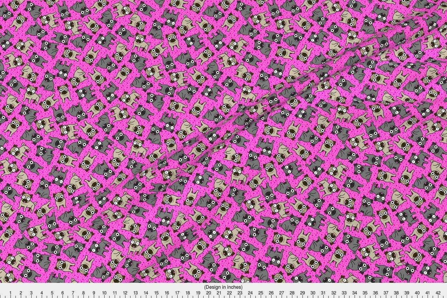 Pug-A-Dot (Pink) Bonnet - NuAira